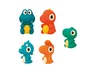 Imaginovo Tiny Tales - Marionetas de dedos de PVC para niños 10 unidades surtidas con 5 personajes, juguete educativo para +3 años