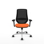 PIQUERAS Y CRESPO Silla de oficina Mardos con mecanismo Sincro Naranja/Negro