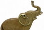 DKD Home Decor Figura de Elefante en Acacia Natural Marrón 20x3x20 cm