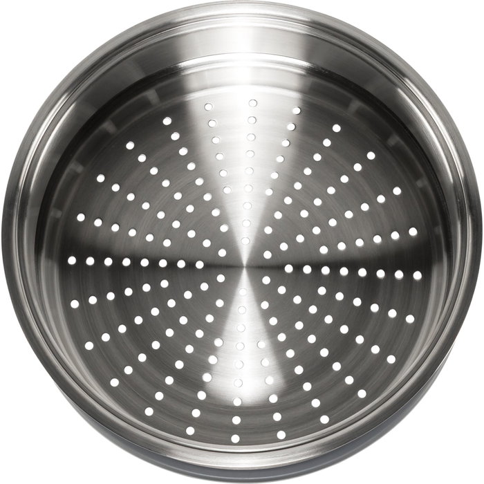Staub La Cocotte 24cm redonda con inserto para vapor, Grafito