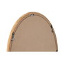 DKD Home Decor Espejo Oval Scandi Natural Ratán Cristal 53.5 x 4.5 x 85 cm