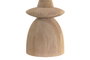 DKD Home Decor Lámpara de Sobremesa Mango y Lino Natural