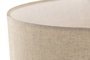 DKD Home Decor Lámpara de Sobremesa Mango y Lino Natural