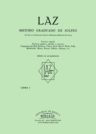 BOILEAU Laz:método de solfeo 1º acompañamiento