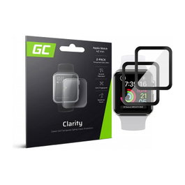 Green Cell 2x GC Clarity Protector de Pantalla para Apple Watch 42mm