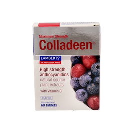 LAMBERTS High Potency (Comp.Antocianidinas) 60Tab con Vitamina C para vasos sanguíneos y piel. Apto veganos/vegetarianos.