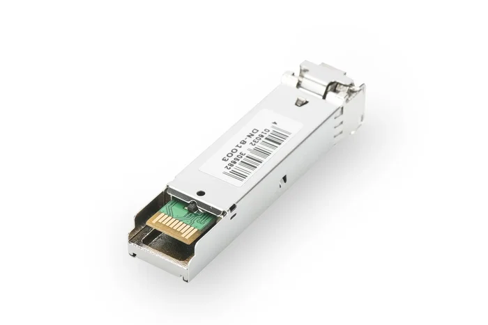 Digitus DN-81003 Módulo Transceptor SFP Gigabit Ethernet 1.25 Gbps, 1310 nm LC Simplex, Monomodo hasta 20 km, Compatible MSA