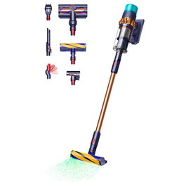 Dyson Gen5Detect Absolute Aspirador Sin Cable (Azul/Cobre) Seco, HEPA, Ciclónico, Suelo Duro, 70min Autonomía