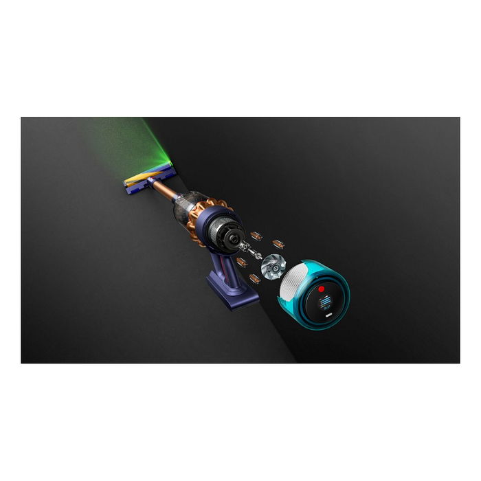 Dyson Gen5Detect Absolute Aspirador Sin Cable (Azul/Cobre) Seco, HEPA, Ciclónico, Suelo Duro, 70min Autonomía Dyson Gen5Detect Absolute Aspirador Sin Cable (Azul/Cobre) Seco, HEPA, Ciclónico, Suelo Duro, 70min Autonomía