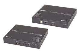 ATEN CE924 Extensor KVM USB DisplayPort Dual View HDBaseT 2.0 - Vídeo 4K hasta 100m por Cable Cat6