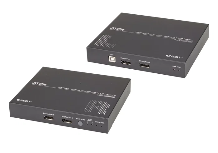 ATEN CE924 Extensor de KVM USB DisplayPort de vista doble HDBaseT 2.0