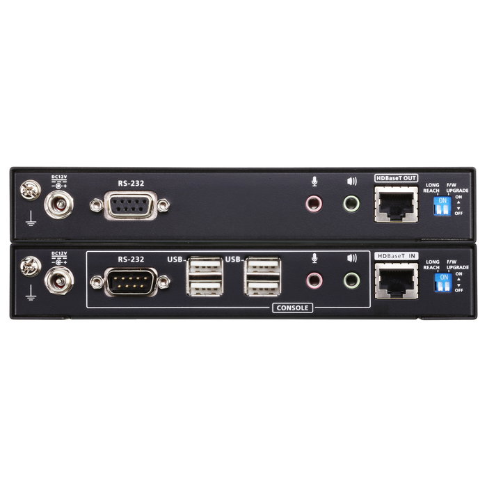 ATEN CE 924 Kit Extensor KVM USB DisplayPort HDBaseT 2.0 4K 100 m Negro Metal