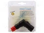 PRO CAR Enchufe de mechero de coche con borna de tornillo, 8A, negro