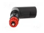 PRO CAR Enchufe de mechero de coche con borna de tornillo, 8A, negro