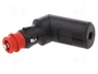 PRO CAR Enchufe de mechero de coche con borna de tornillo, 8A, negro