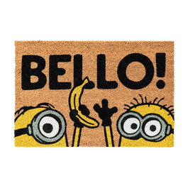 ERIK Felpudo Bello Minions 60x40cm Fibra de Coco y PVC Antideslizante