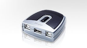 Aten US221A Conmutador de periféricos USB 2.0 de 2 puertos Aten US221A Conmutador de periféricos USB 2.0 de 2 puertos