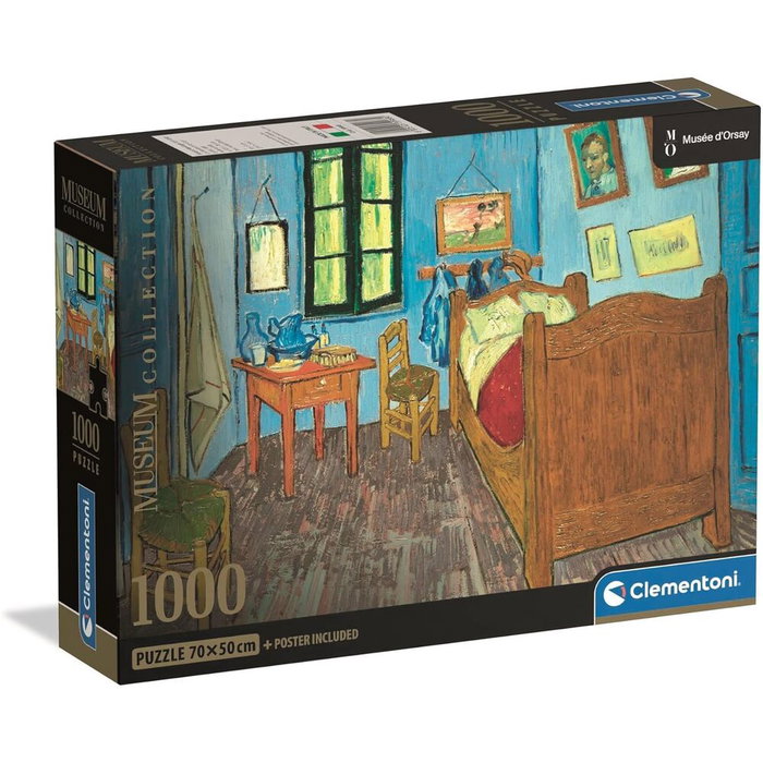 Clementoni Puzzle Bedroom in Arles Van Gogh Museum 1000pzs Clementoni Puzzle Bedroom in Arles Van Gogh Museum 1000pzs