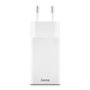 Hama 00201993 Cargador de Dispositivo Móvil Blanco Carga Rápida para Teléfono Móvil, Portátil, Smartphone y Tableta