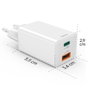 Hama 00201993 Cargador de Dispositivo Móvil Blanco Carga Rápida para Teléfono Móvil, Portátil, Smartphone y Tableta