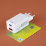 Hama 00201993 Cargador de Dispositivo Móvil Blanco Carga Rápida para Teléfono Móvil, Portátil, Smartphone y Tableta