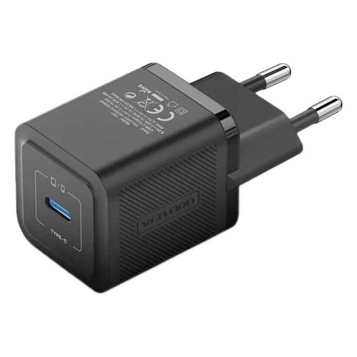 Vention Cargador de Pared GaN FEPB0-EU 1xUSB Tipo-C 20W Negro