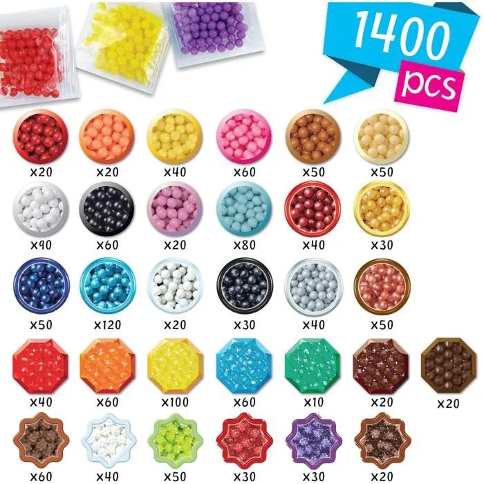 Aquabeads 35025 Caja de Creación - Mis Llaveros y Colgantes