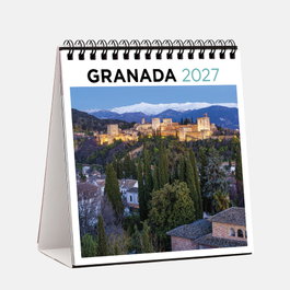 TRIANGLE POSTALS Calendario de sobremesa 2027 Granada (14x15cm) manatadado