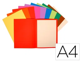 Exacompta Subcarpeta Cartulina Flash 100% Ecológica 220 g Din A4 Colores Surtidos