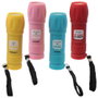 Linterna LED COB con Correa Colores Surtidos Funciona con 3 Pilas AAA Incluidas