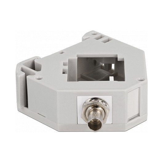 DeLOCK Adaptador de carril DIN Keystone ST Simplex hembra a ST Simplex hembra DeLOCK Adaptador de carril DIN Keystone ST Simplex hembra a ST Simplex hembra