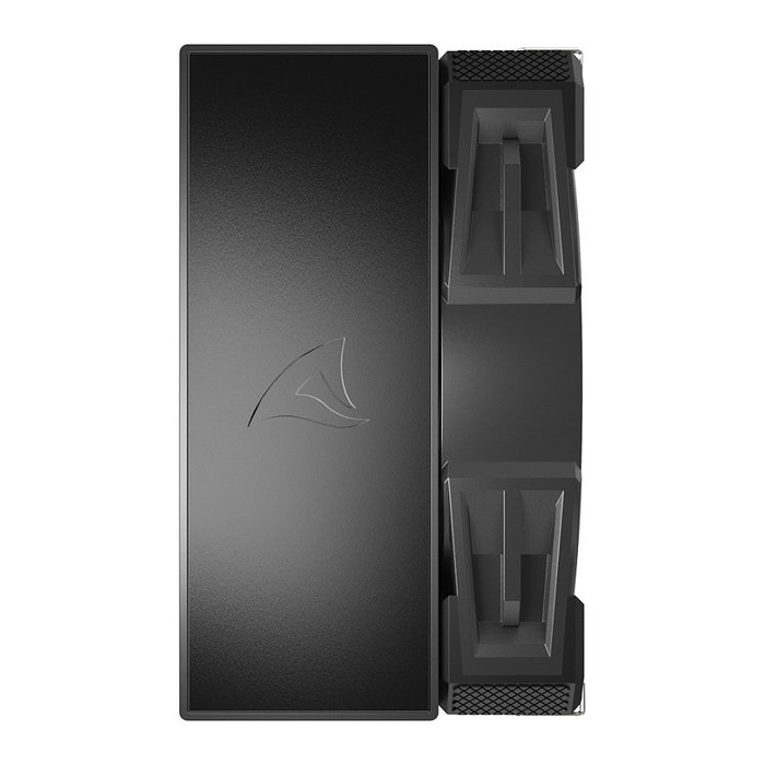 Sharkoon A40 Ventilador CPU Refrigerador Aire 12 cm, 1800 RPM, 121,55 m3/h, Negro - Compatible con AMD Ryzen e Intel Core i3/i5/i7/i9, Sockets AM4, AM5, LGA 1700, 1200, 1151, 1150