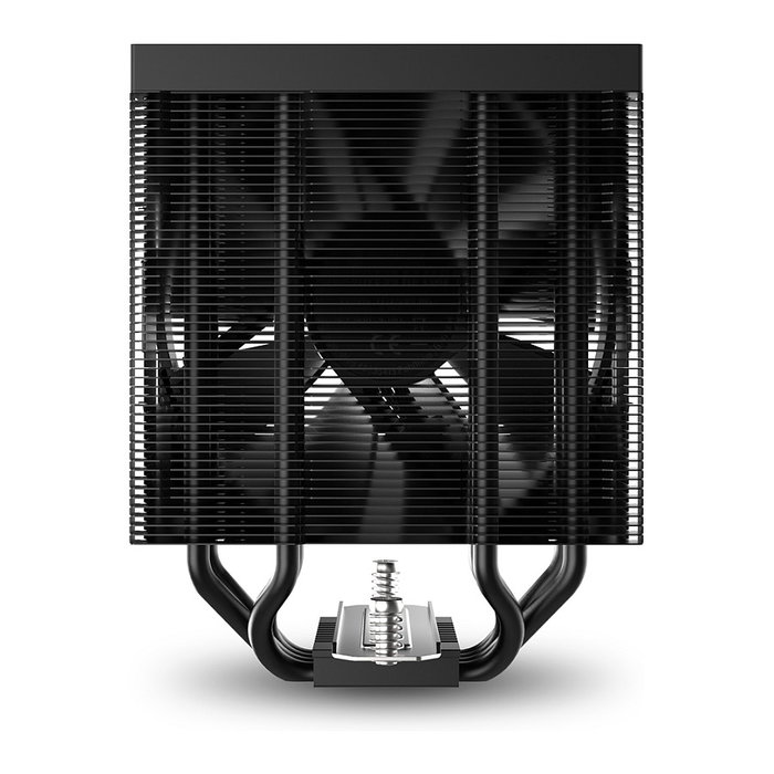 Sharkoon A40 Ventilador CPU Refrigerador Aire 12 cm, 1800 RPM, 121,55 m3/h, Negro - Compatible con AMD Ryzen e Intel Core i3/i5/i7/i9, Sockets AM4, AM5, LGA 1700, 1200, 1151, 1150