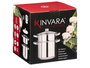 Kinvara Cacerola y Vaporera de Acero 6L para Todo Tipo de Cocinas, Capacidad 6 Litros, Dimensiones 29.5 x 21.5 x 28 cm (Set de 2)