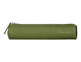 Liderpapel Estuche portatodo slim cilíndrico verde militar
