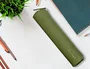 Liderpapel Estuche portatodo slim cilíndrico verde militar