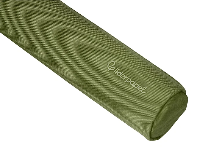 Liderpapel Estuche portatodo slim cilíndrico verde militar