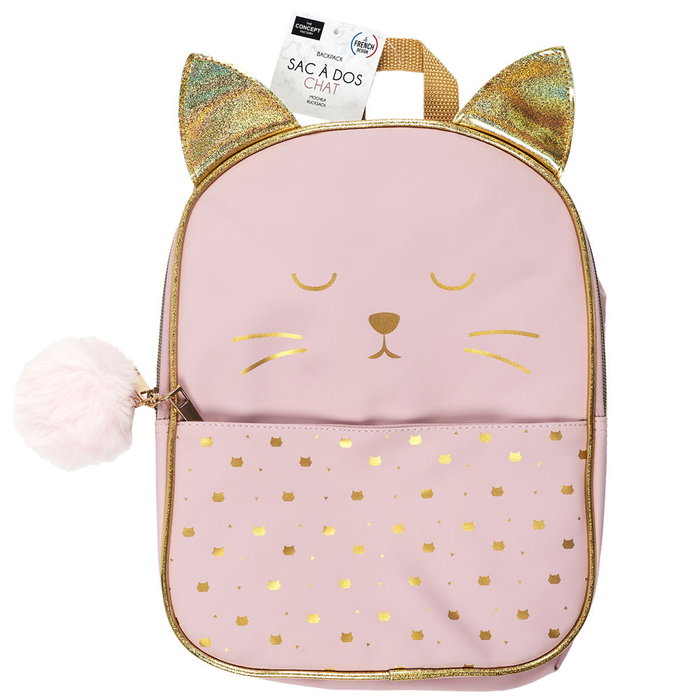 The Concept Factory Mochila Rosa Gato