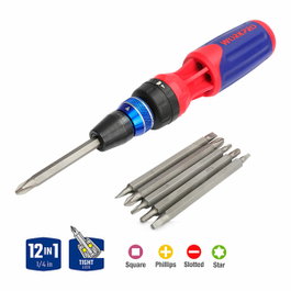 Workpro Destornillador de carraca 12 en 1 Quikload QL3
