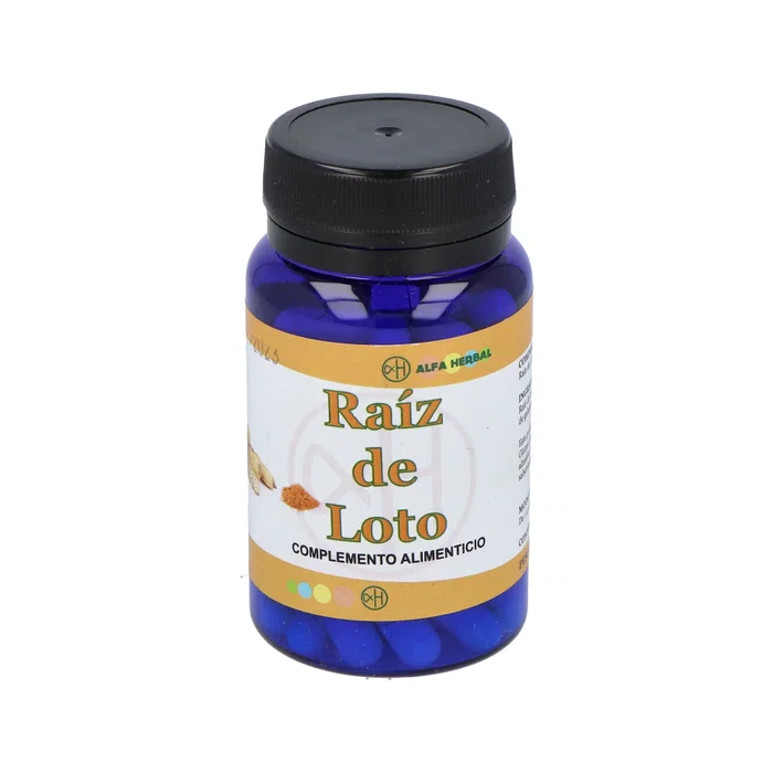 ALFA HERBAL Raíz De Loto 60 Cápsulas - Extracto Seco 500mg - Complemento Alimenticio para Apoyo al Organismo ALFA HERBAL Raíz De Loto 60 Cápsulas - Extracto Seco 500mg - Complemento Alimenticio para Apoyo al Organismo