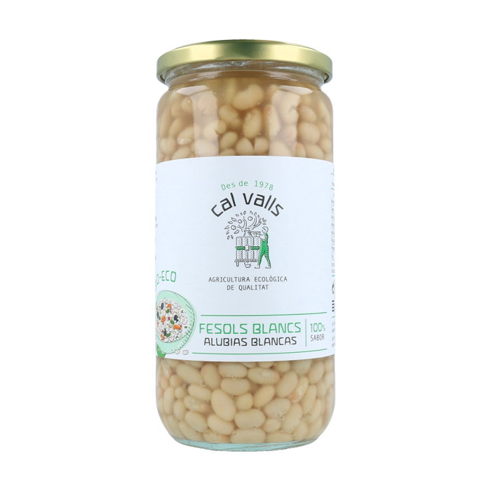 Cal Valls Judías Blancas Cocidas ECO 700g