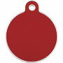 Placa identificativa para collar Imarc Circle Rojo