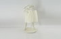 DKD Home Decor Lámpara de Sobremesa Bailarina Blanca en Resina