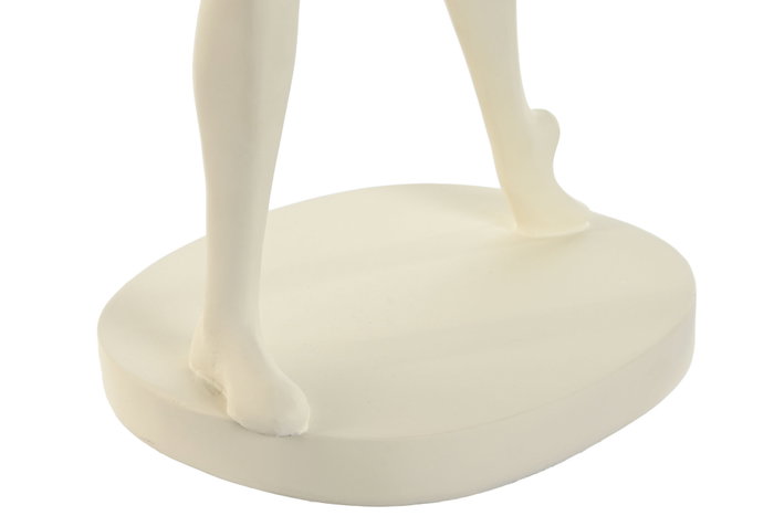 DKD Home Decor Lámpara de Sobremesa Bailarina Blanca en Resina DKD Home Decor Lámpara de Sobremesa Bailarina Blanca en Resina