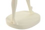 DKD Home Decor Lámpara de Sobremesa Bailarina Blanca en Resina