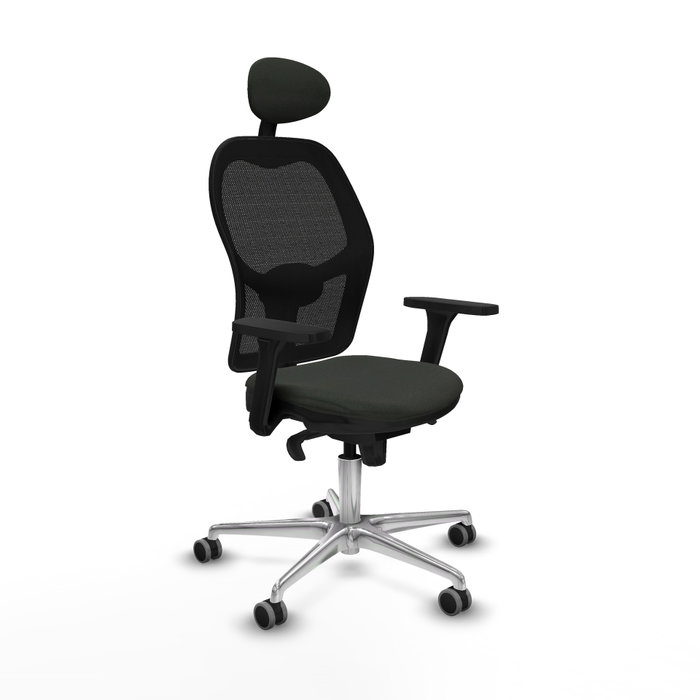PIQUERAS Y CRESPO Silla de oficina Jorquera Negro con mecanismo Sincro PIQUERAS Y CRESPO Silla de oficina Jorquera Negro con mecanismo Sincro