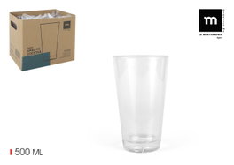 La Mediterranea Vaso Cocktail 500 ml PS Alto 14,6 cm Ancho 8,6 cm (24 Unidades)