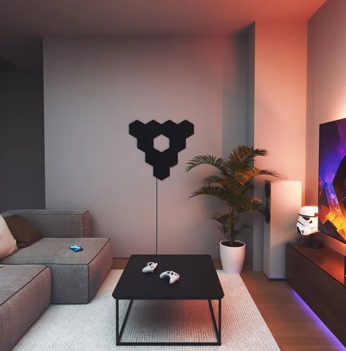 Nanoleaf Shapes Black Hexagons Expansion Pack 3PK