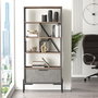 Hanah Home Vs4-Cga Estantería Moderna e Industrial, 75.5x160.8x44.5 cm