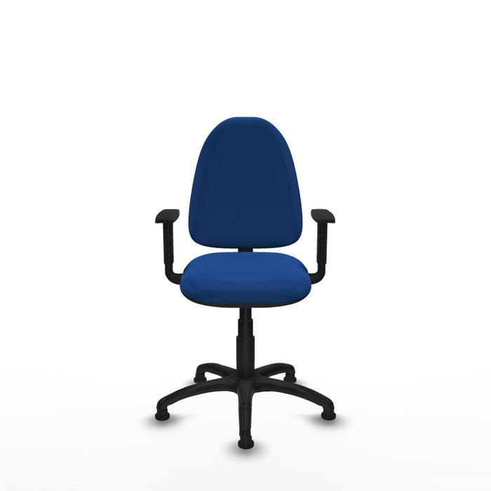 PIQUERAS Y CRESPO Silla de oficina Aýna Azul con Brazos 1D